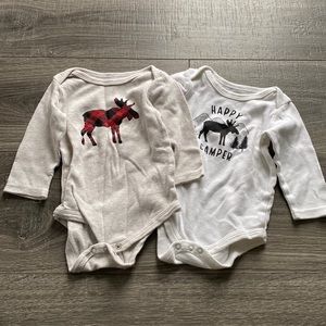 HB 3-6M long sleeve onesies